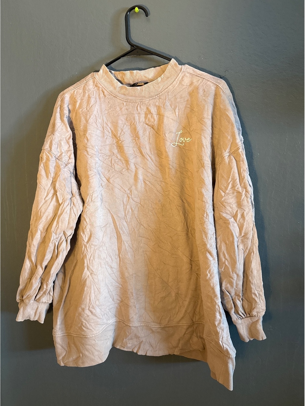 George Light Purple Long Sleeve Pullover Sweatshirt Size Large 16-18